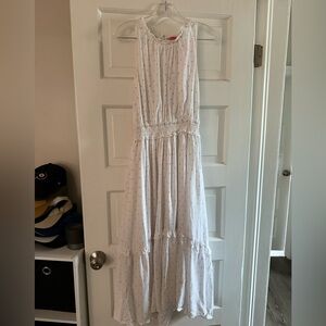 Lilly Pulitzer White Chaya Dress with Gold Accents NWT